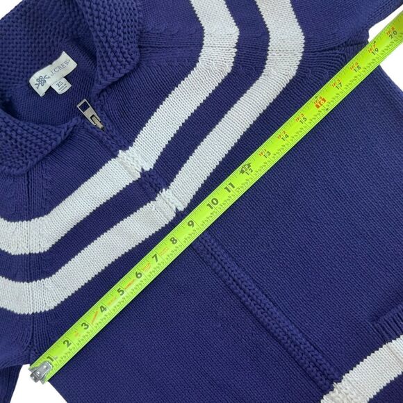 J. Crew Lobster Knit Long Sleeve Full Zip Cardigan Sweater Jacket - Picture 8 of 12